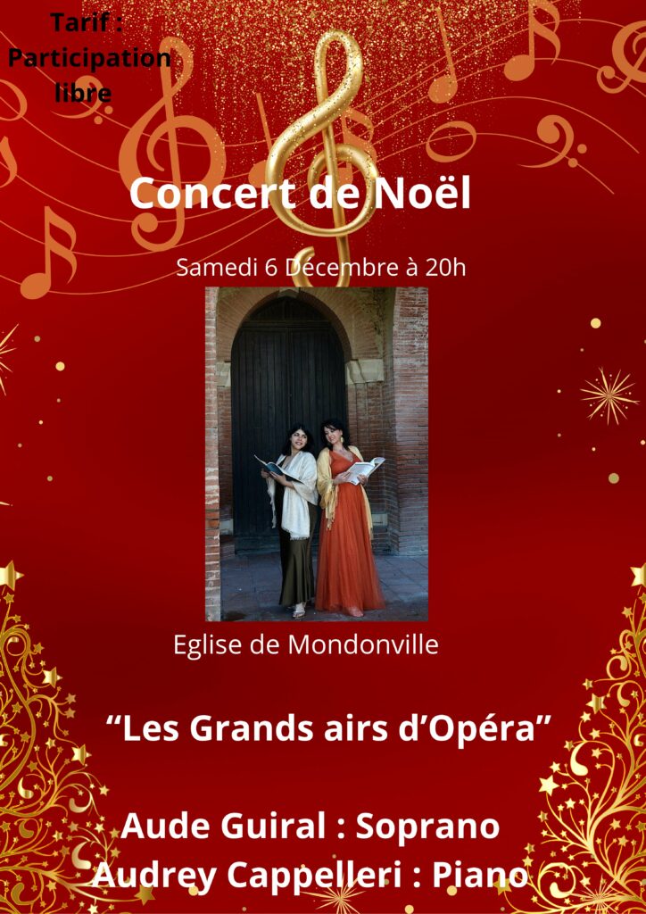 Concert église de Mondonville. 6 décembre 2025